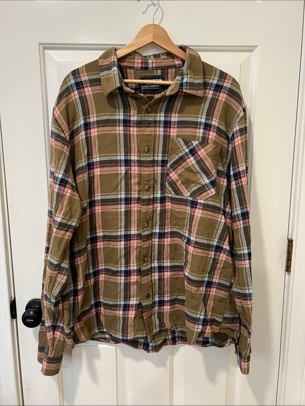 Mountain Khakis Olive Plaid Button-Down Shirt
